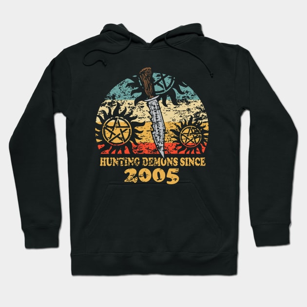 Supernatural-Hunting Demons Since 2005 Hoodie by SevenTwentyThree